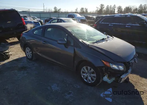2012 Honda Civic Lx z USA, uszkodzony, nr VIN 2HGFG3B53CH551590